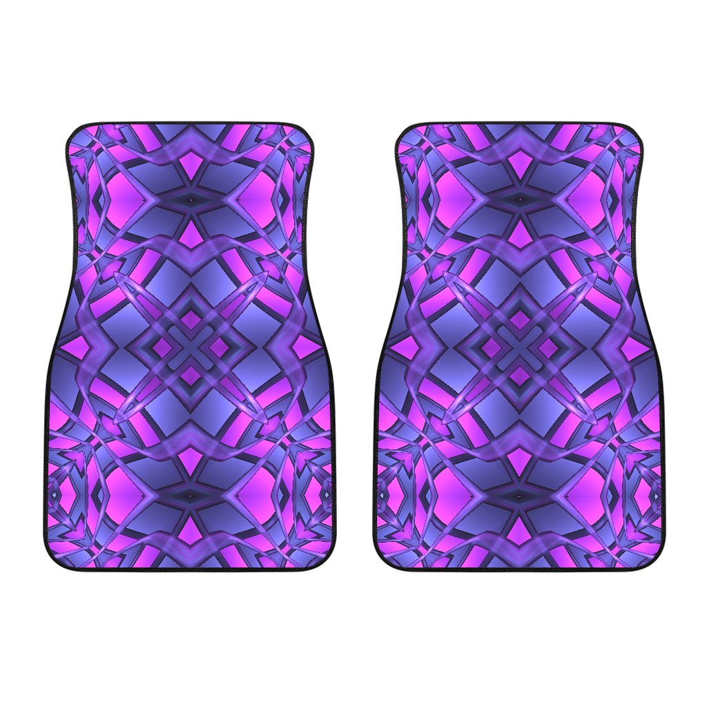 kaleidoscope Pattern Print Design Car Floor Mats
