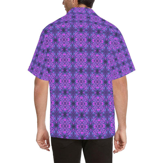 kaleidoscope Pattern Print Design Men Aloha Hawaiian Shirt