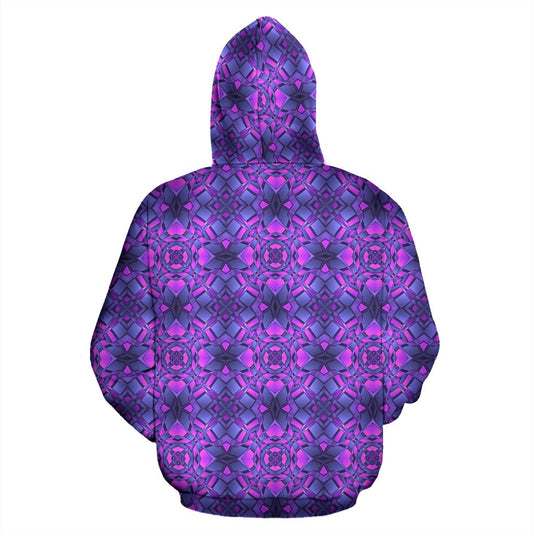 kaleidoscope Pattern Print Design Pullover Hoodie