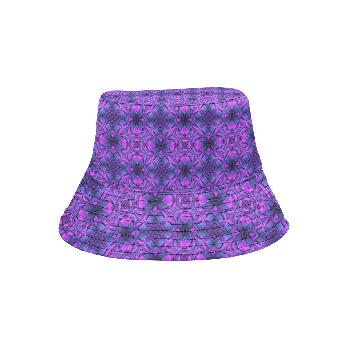 kaleidoscope Pattern Print Design Unisex Bucket Hat