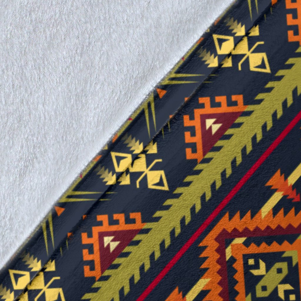 Kente Classic Design African Print Fleece Blanket