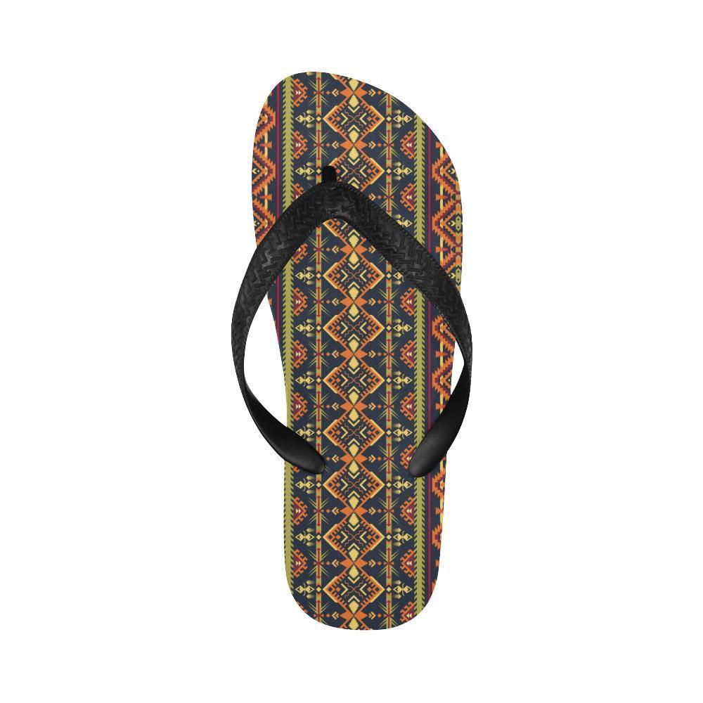 Kente Classic Design African Print Flip Flops-JTAMIGO.COM