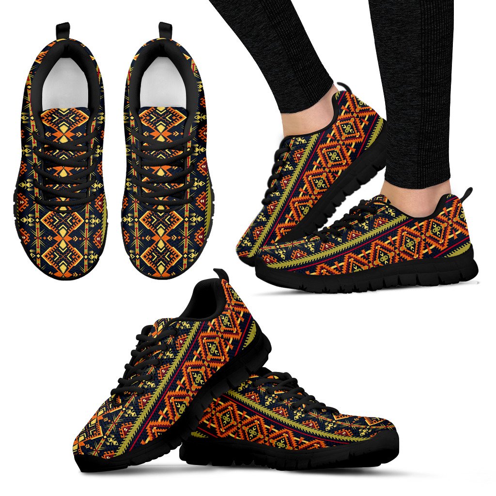 Kente Classic Design African Print Women Sneakers Shoes