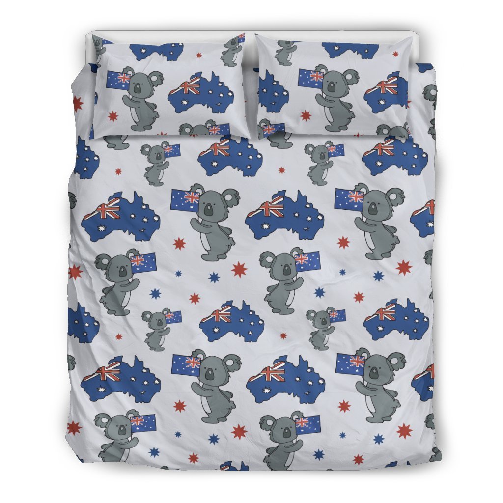 Koala Australia Day Themed Design Duvet Cover Bedding Set