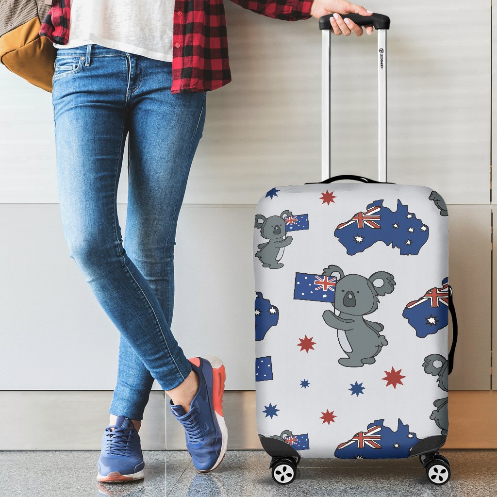 Koala Australia Day Themed Design Luggage Cover Protector