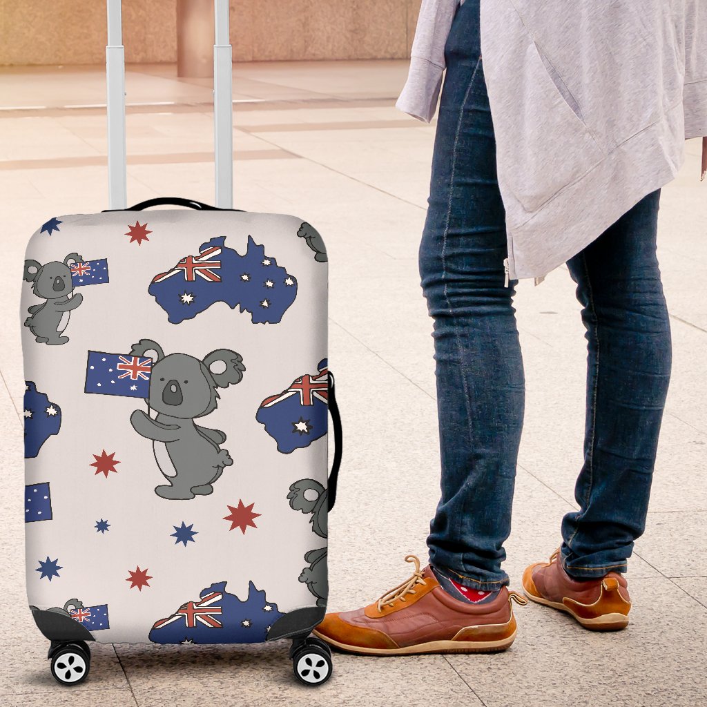Koala Australia Day Themed Design Luggage Cover Protector