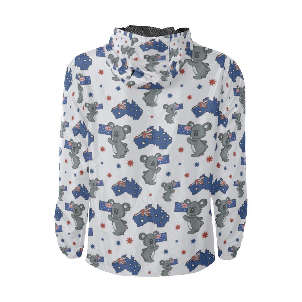 Koala Australia Day Themed Design Men Windbreaker Jacket-JTAMIGO.COM