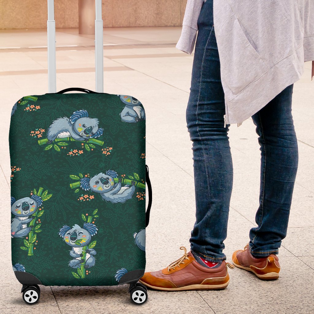Koala Blue Design Print Luggage Cover Protector