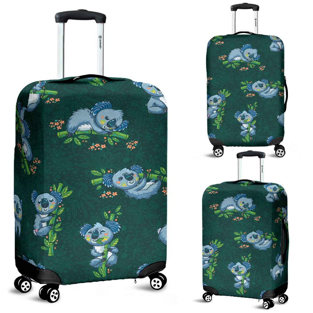 Koala Blue Design Print Luggage Cover Protector