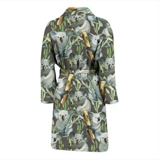 Koala Pattern Design Print Men Bath Robe-JTAMIGO.COM
