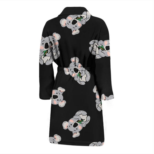 Koala Pattern Print Design 05 Men Bathrobe-JORJUNE.COM