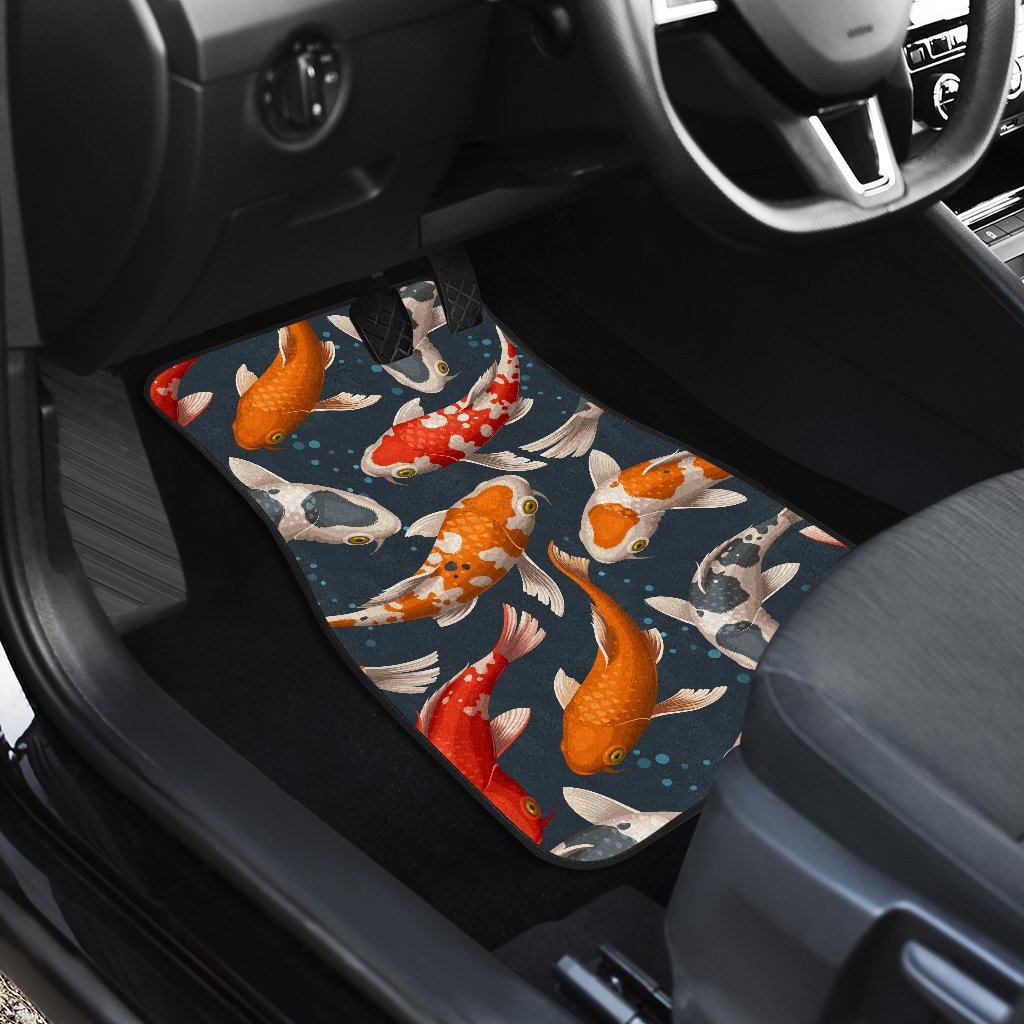 Koi Carp Cute Design Themed Print Car Floor Mats