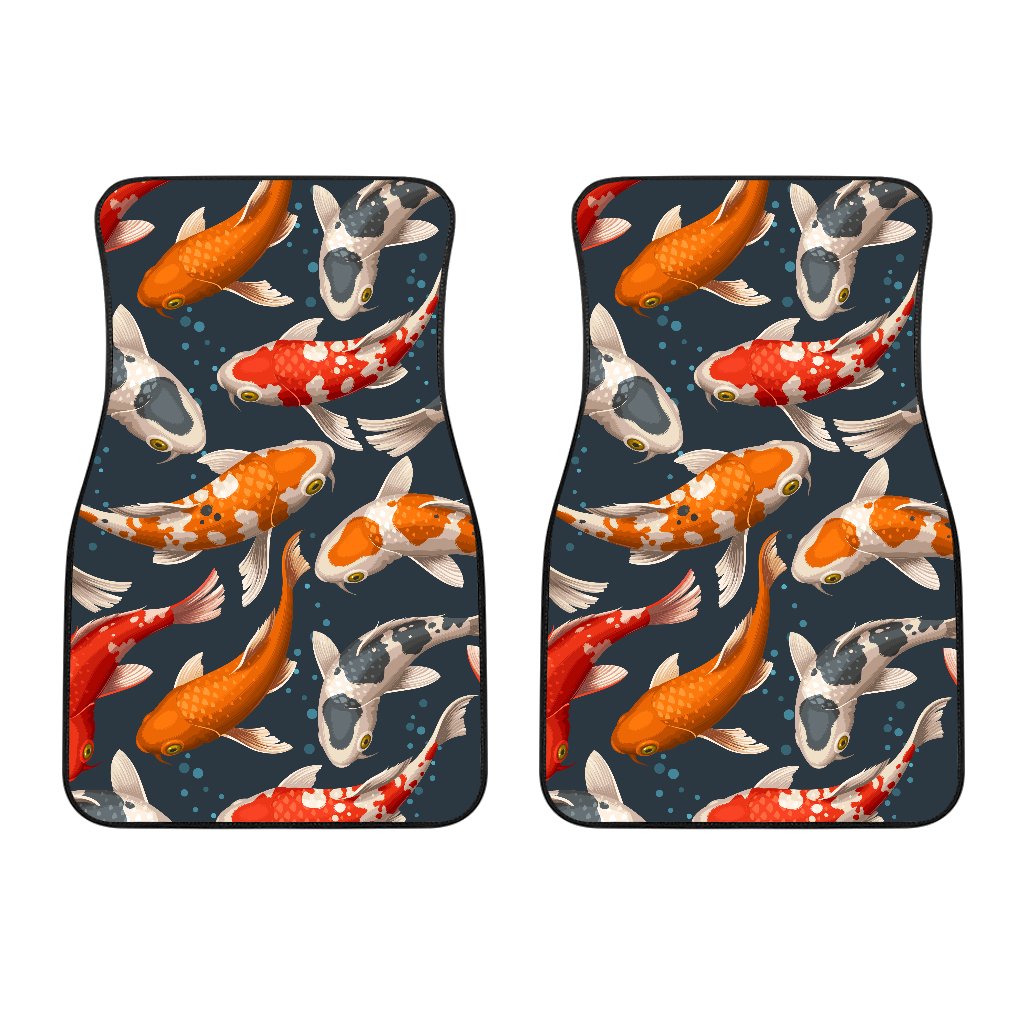 Koi Carp Cute Design Themed Print Car Floor Mats