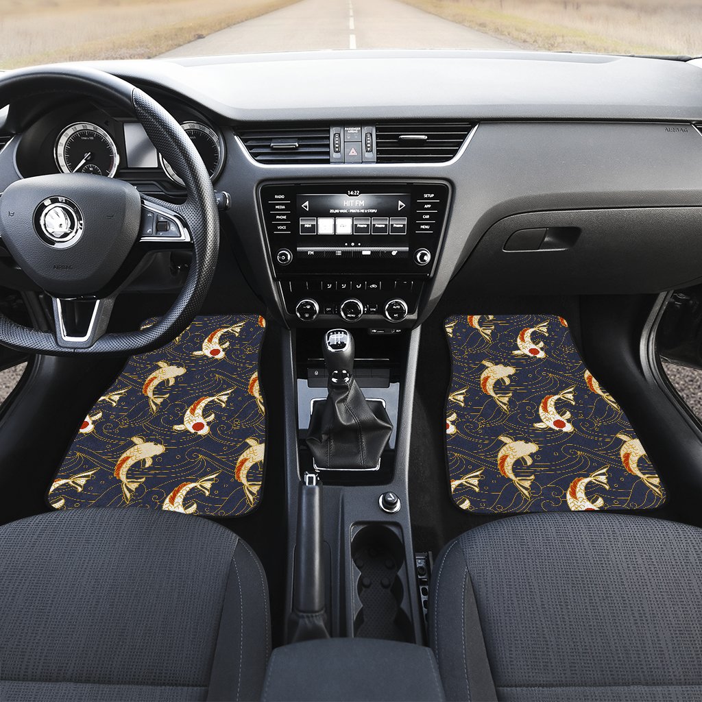 Koi Carp Japanese Design Themed Print Car Floor Mats