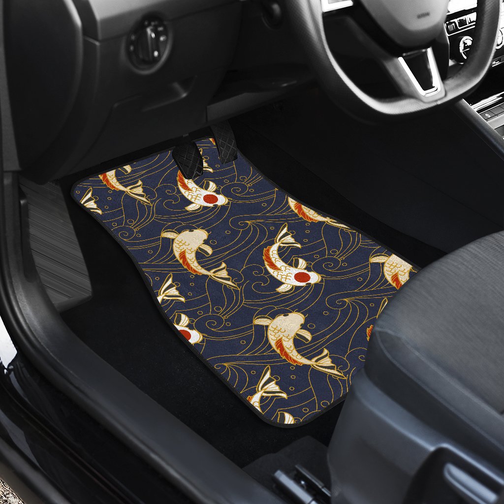 Koi Carp Japanese Design Themed Print Car Floor Mats