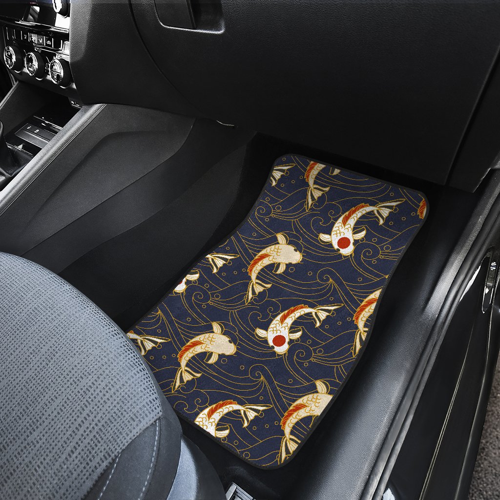 Koi Carp Japanese Design Themed Print Car Floor Mats