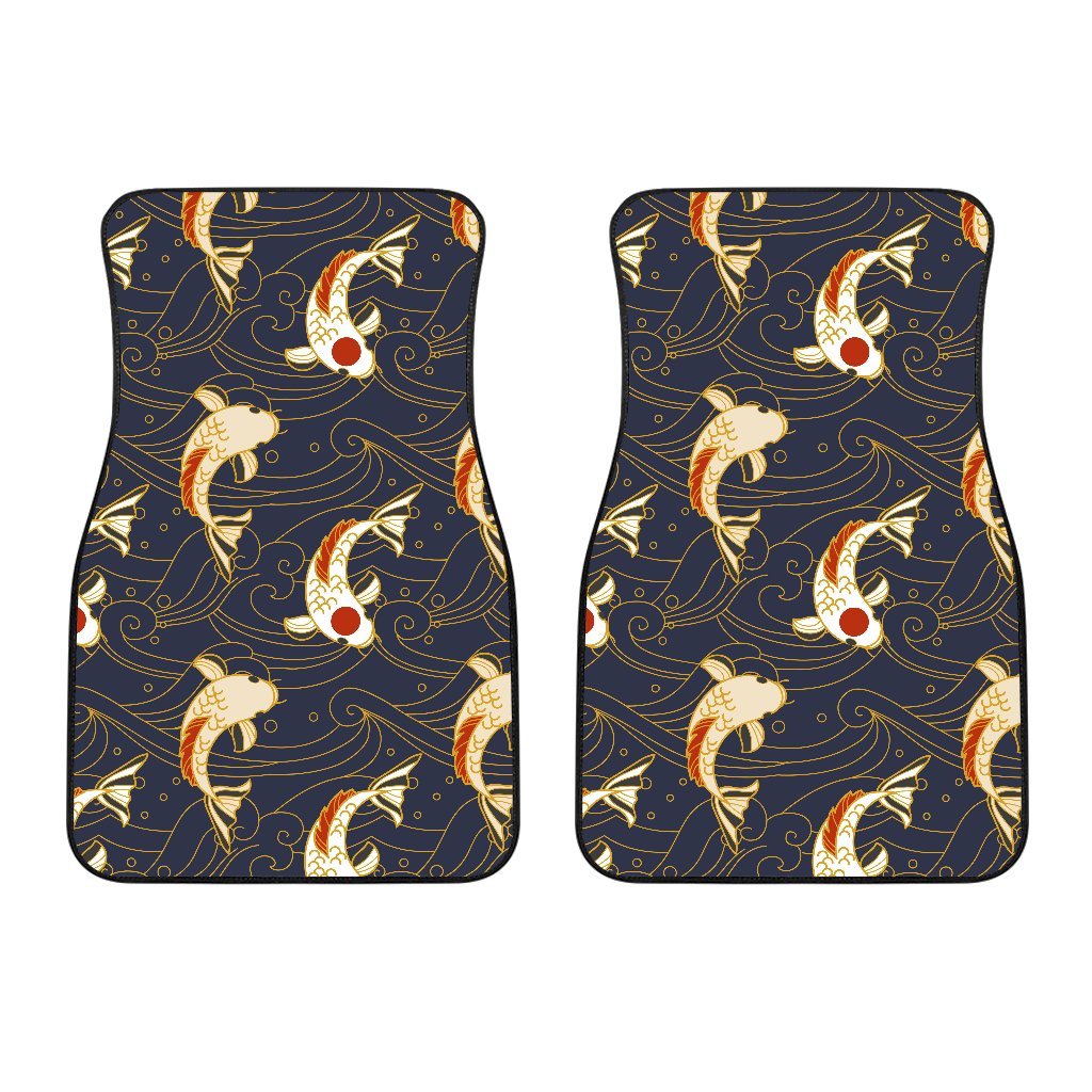 Koi Carp Japanese Design Themed Print Car Floor Mats