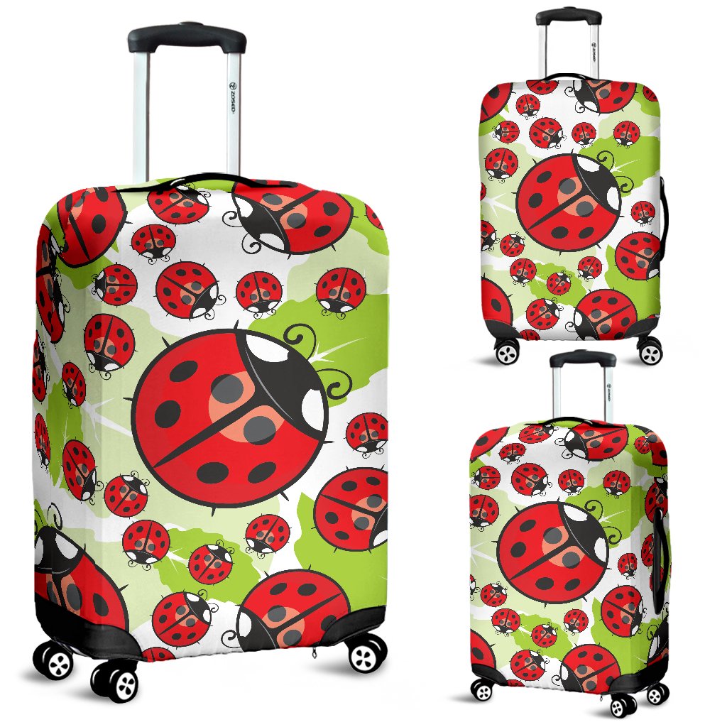 Reindeer Christmas Print Pattern Luggage Cover Protector