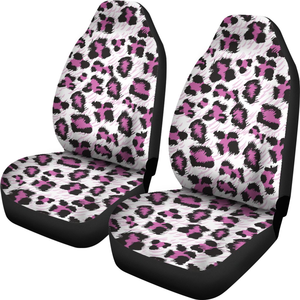 Leopard Pink Skin Print Universal Fit Car Seat Covers