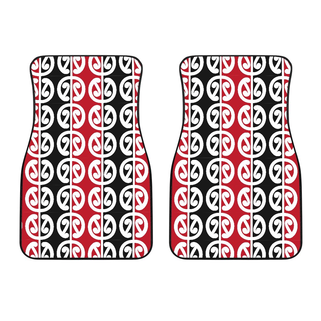 Maori Classic Themed Design Print Car Floor Mats