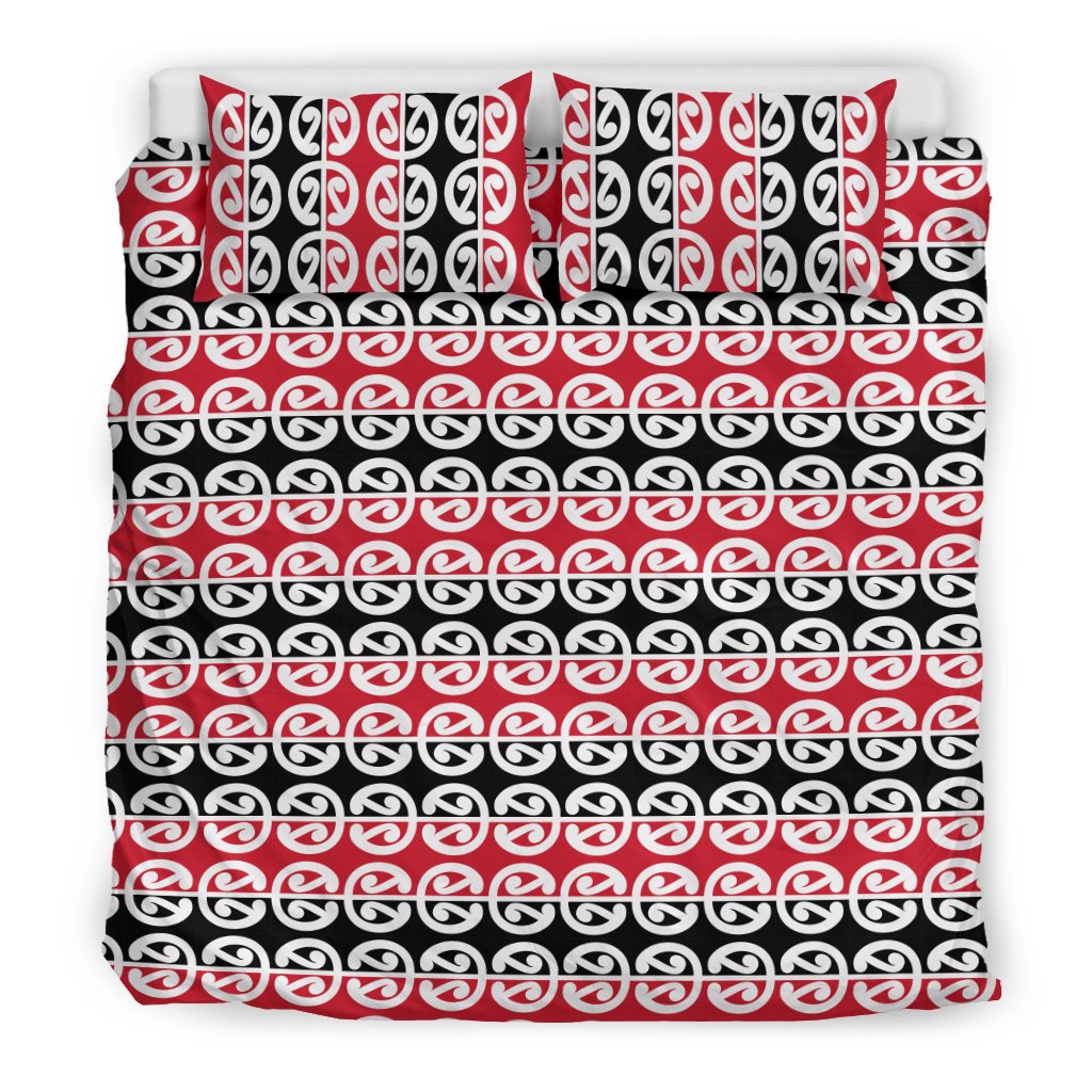 Maori Classic Themed Design Print Duvet Cover Bedding Set
