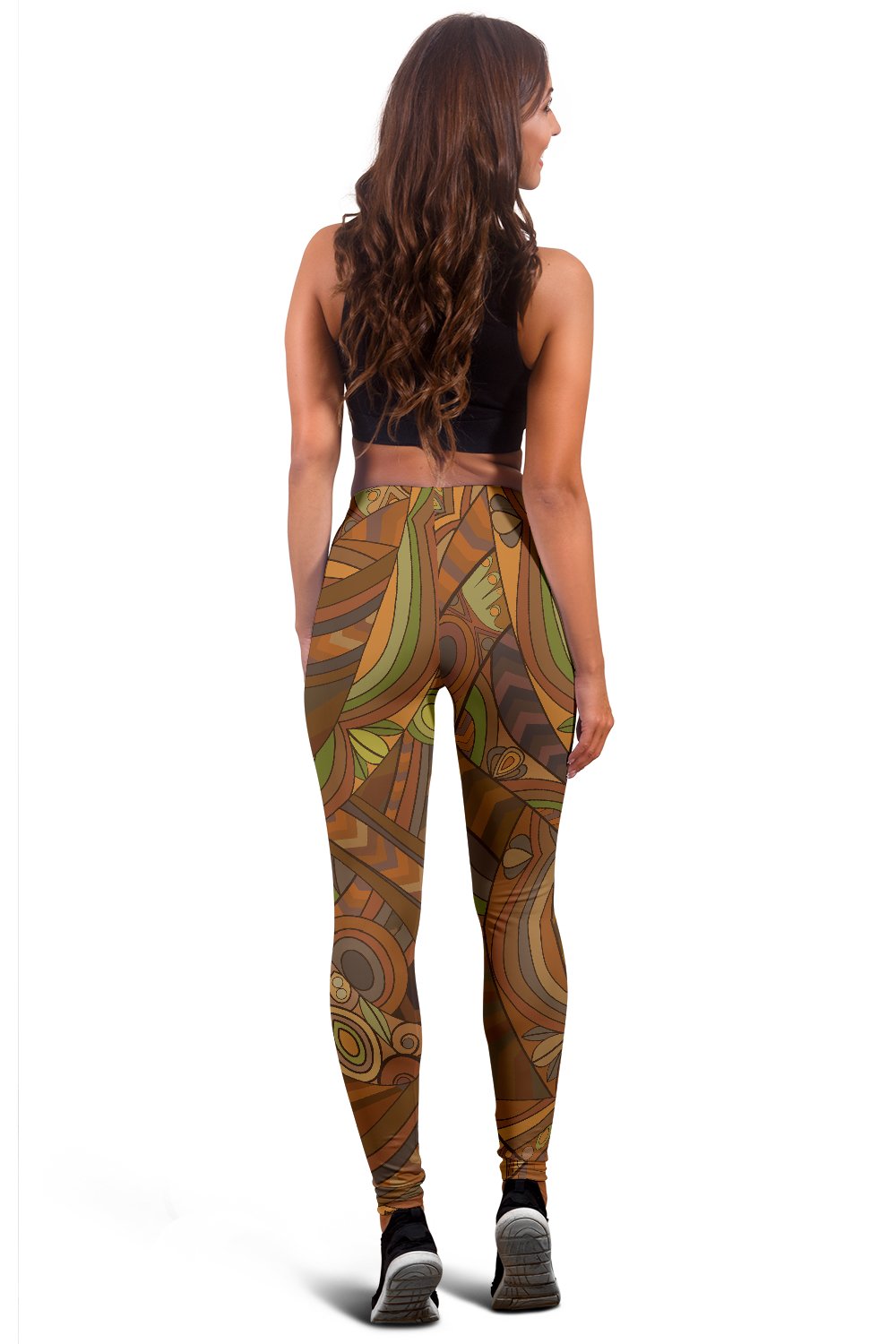 Maori Ornament Design Print Women Leggings