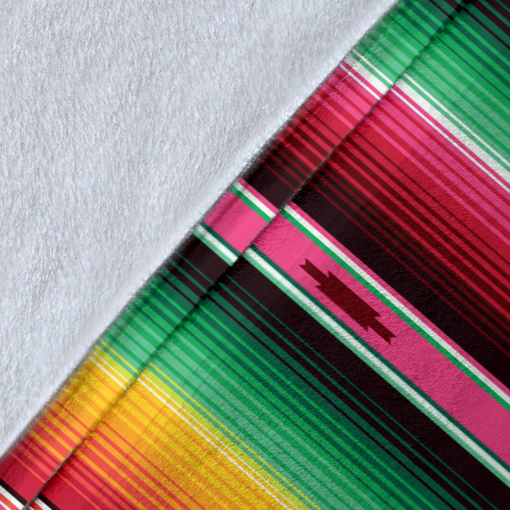 Mexican Blanket Classic Print Pattern Fleece Blanket