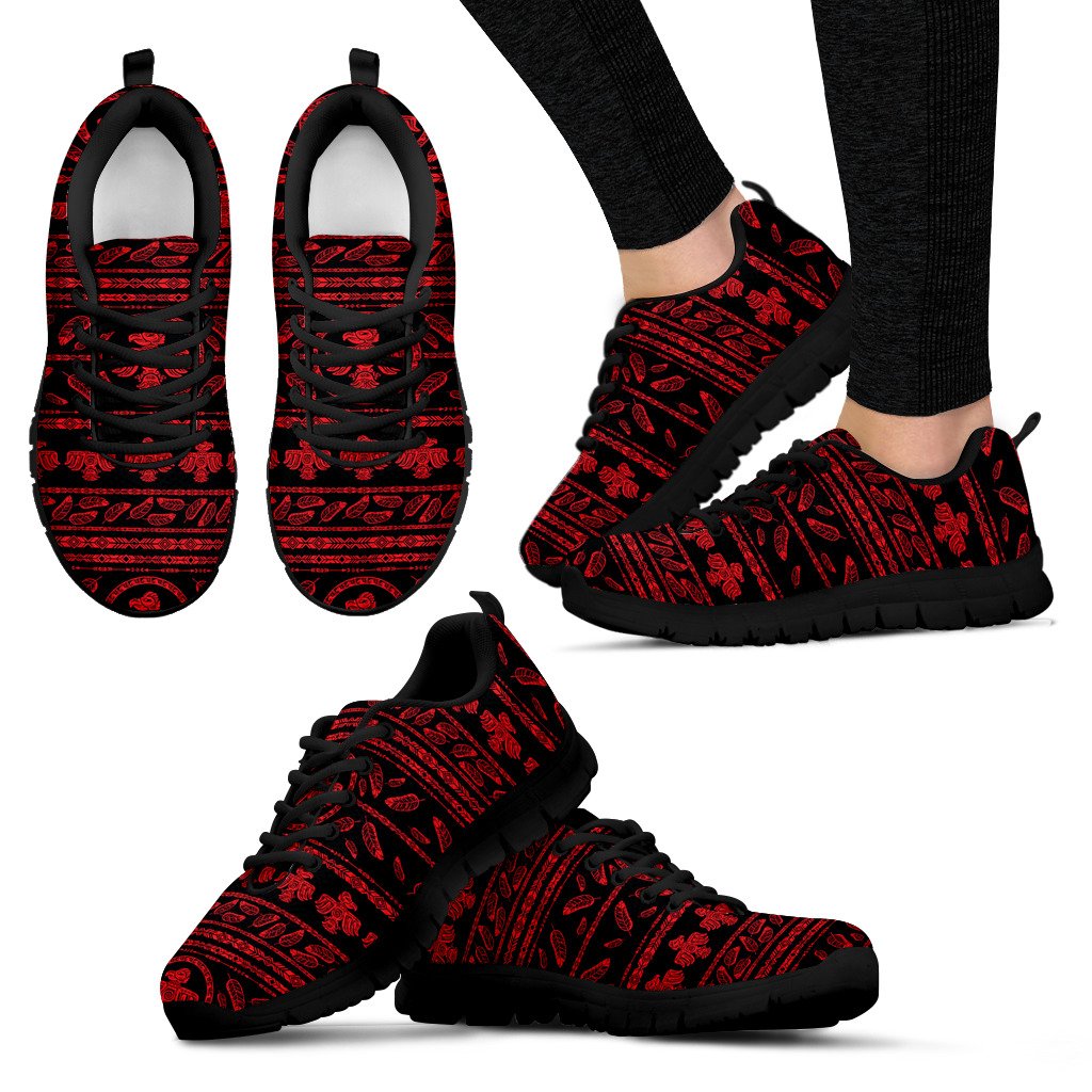 Native American Eagle Themed Print Women Sneakers Shoes