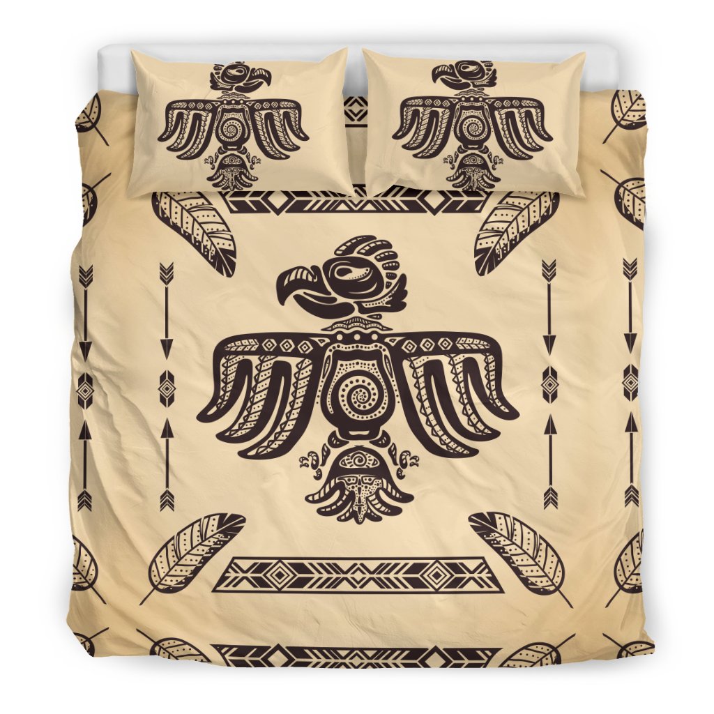 Native American Themed Design Print Duvet Cover Bedding Set
