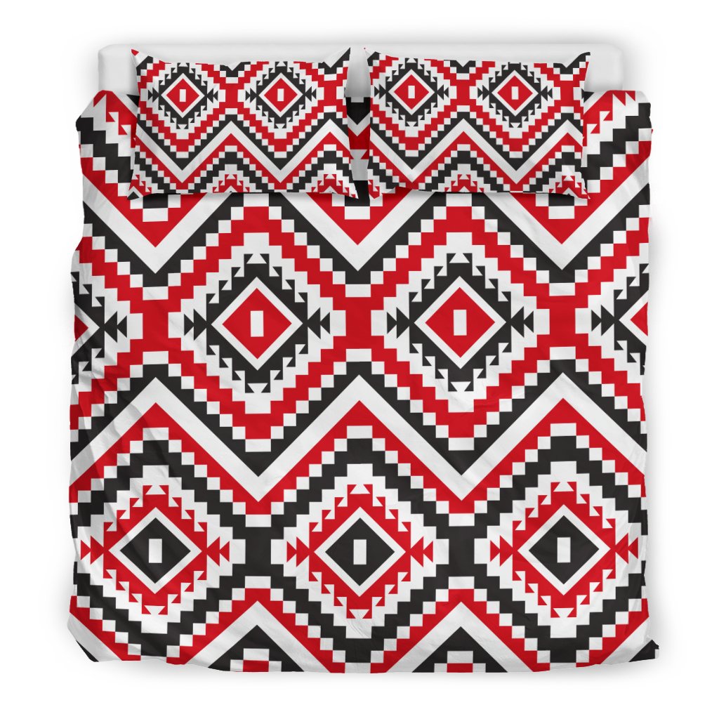 Native American Themed Tribal Print Duvet Cover Bedding Set