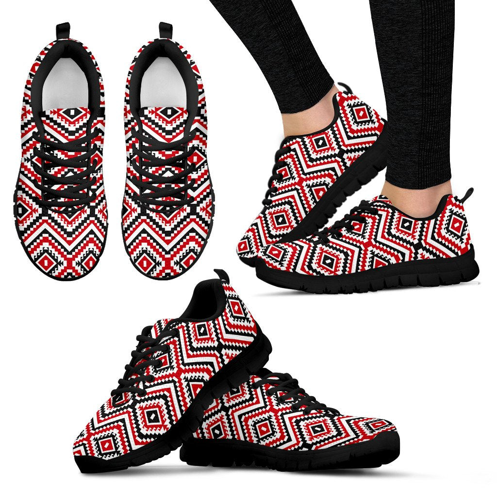 Native American Themed Tribal Print Women Sneakers Shoes