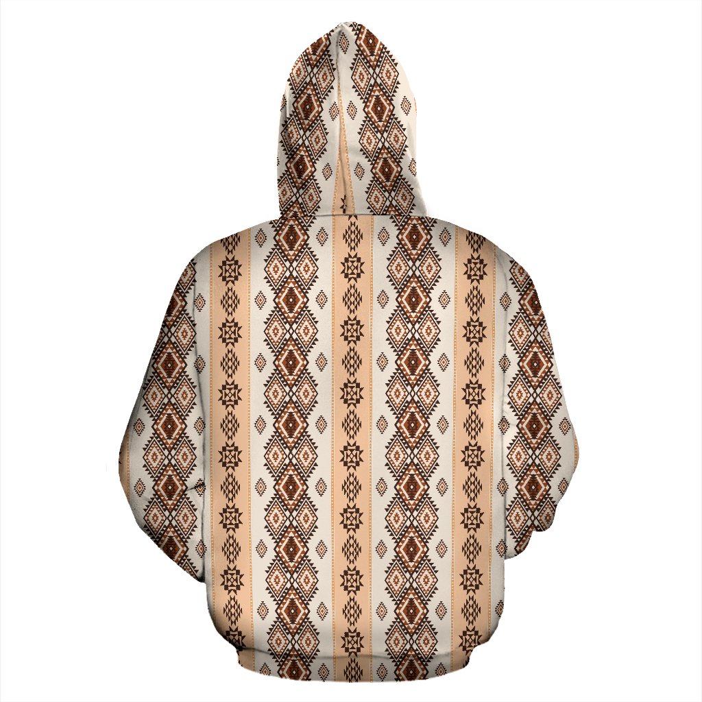 Native Classic Pattern Print Pullover Hoodie