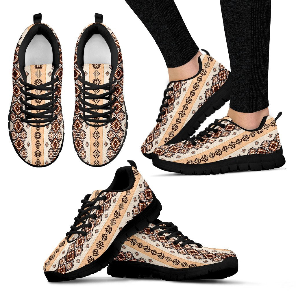 Native Classic Pattern Print Women Sneakers Shoes