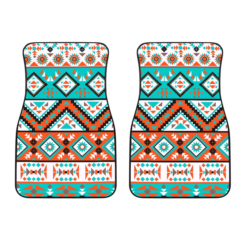 Navajo Style Print Pattern Car Floor Mats