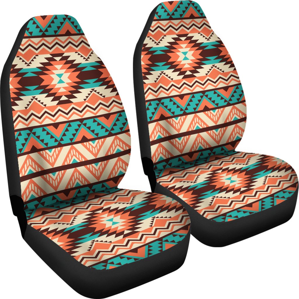 Navajo Western Style Print Pattern Universal Fit Car Seat Covers