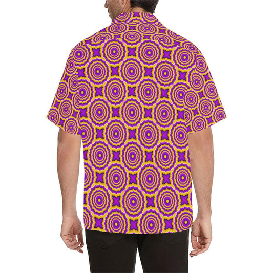 Optical illusion Expansion Men Aloha Hawaiian Shirt