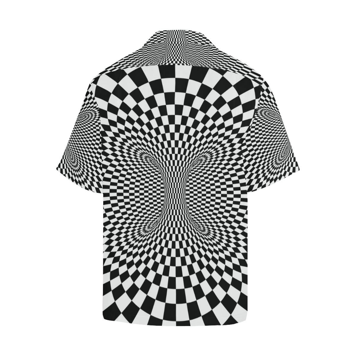 Optical illusion Projection Torus Men Aloha Hawaiian Shirt