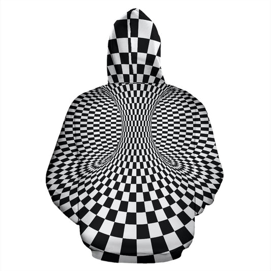 Optical illusion Projection Torus Pullover Hoodie