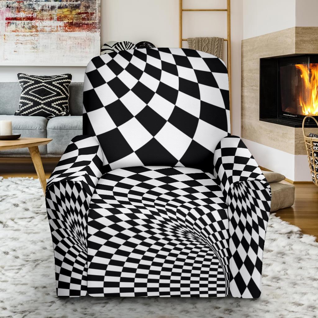 Optical illusion Projection Torus Single Sofa Slipcover -JTAMIGO.COM