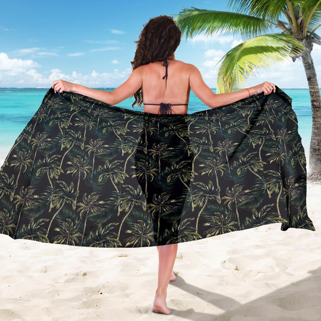 Palm Tree Background Design Print Sarong Pareo Wrap