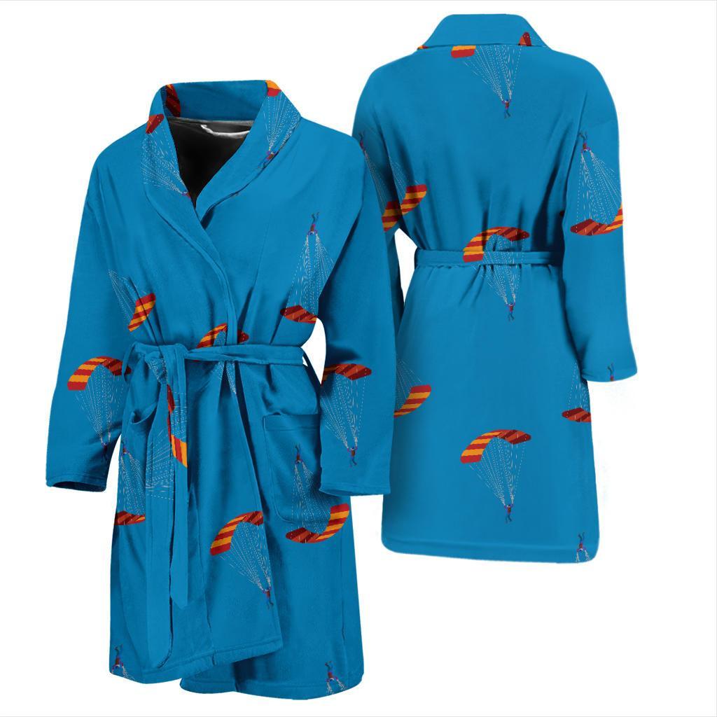 Paratrooper Pattern Print Design A01 Men Bathrobe-JORJUNE.COM