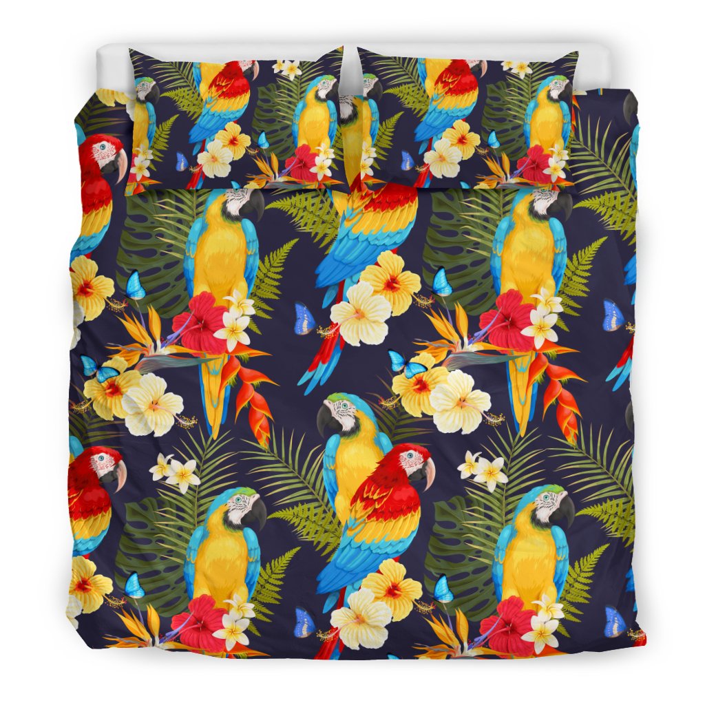 Parrot Themed Design Duvet Cover Bedding Set