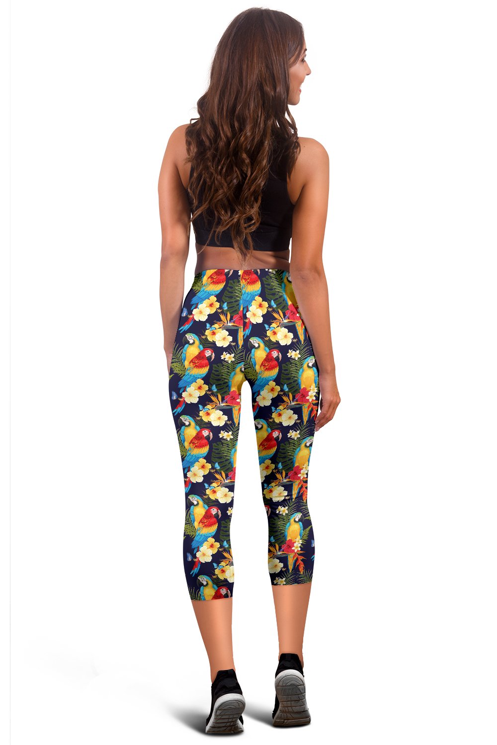Parrot Themed Design Women Capris