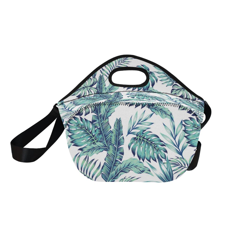 Pattern Tropical Palm Leaves Neoprene Lunch Bag (Model 1669)(Large)-JTAMIGO.COM