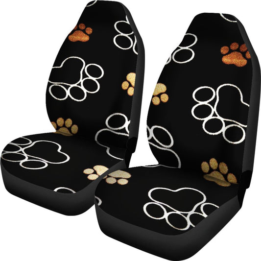 Paws Print Universal Fit Car Seat Covers