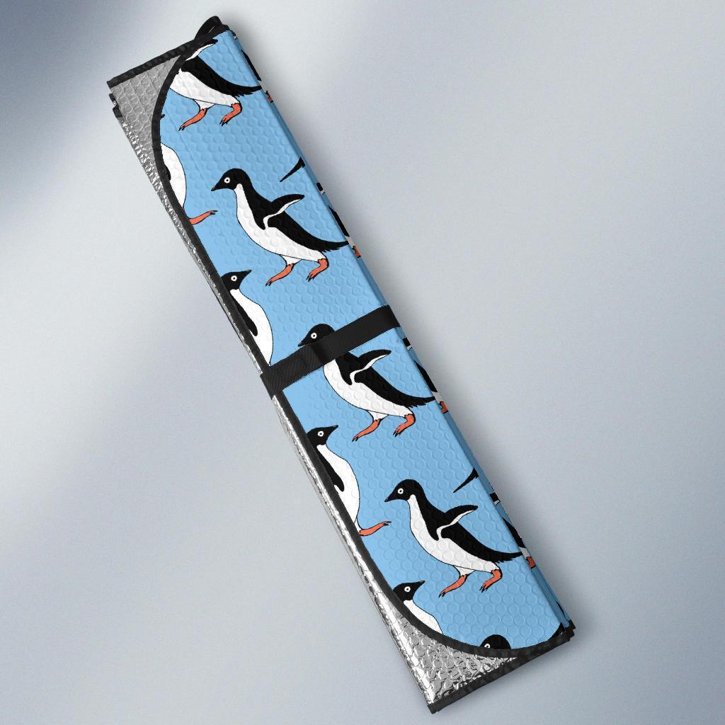 Penguin Dance Pattern Car Sun Shade For Windshield