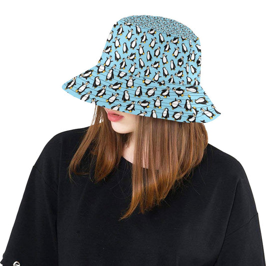 Penguin Happy Print Unisex Bucket Hat