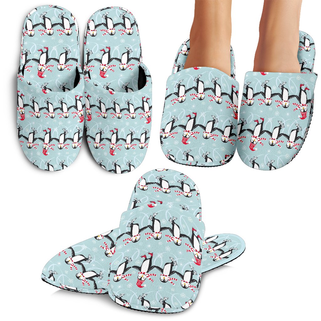 Penguin Sking Design House Slippers