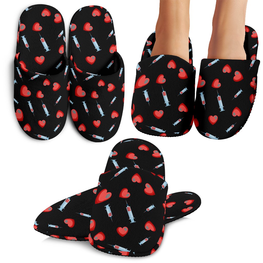Phlebotomist Medical Concept House Slippers