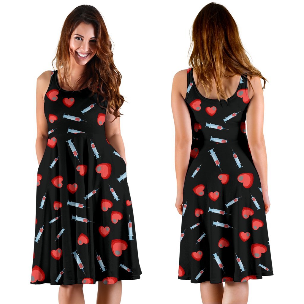 Phlebotomist Medical Concept Sleeveless Dress